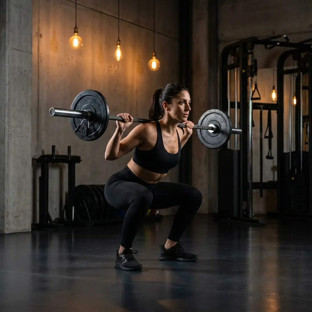 Squat con bilanciere